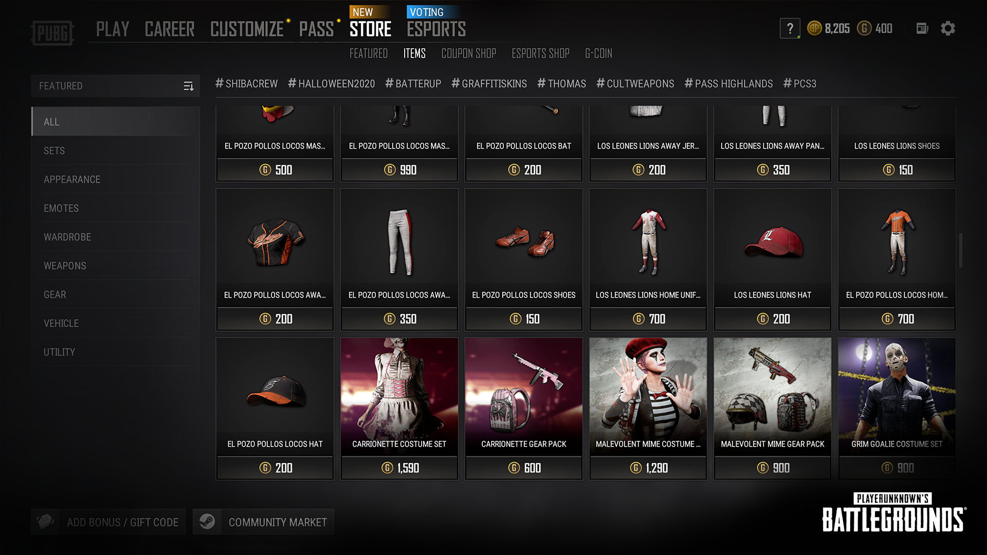 Pubg pc hot sale shop